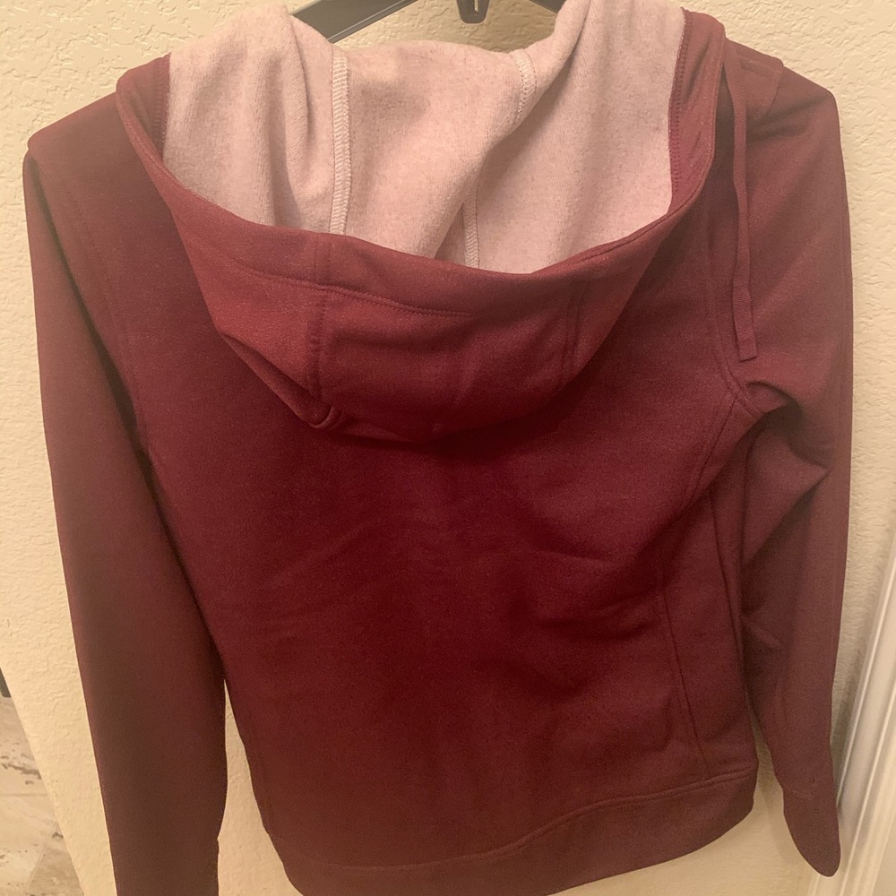 Two The North Face Maroon or Black Zip-up hoodie - Picture 6 of 11